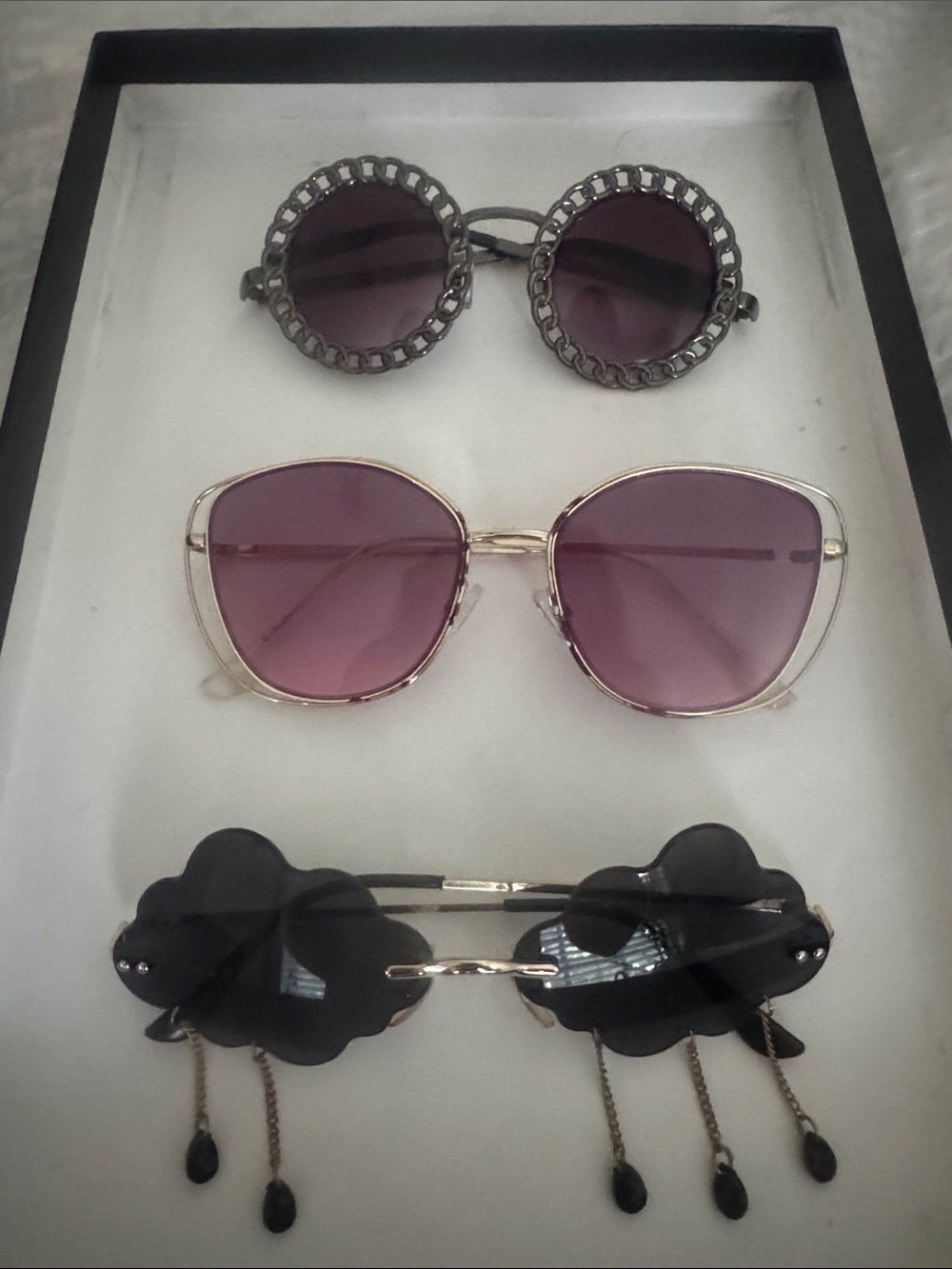 3 pairs of sunglasses!